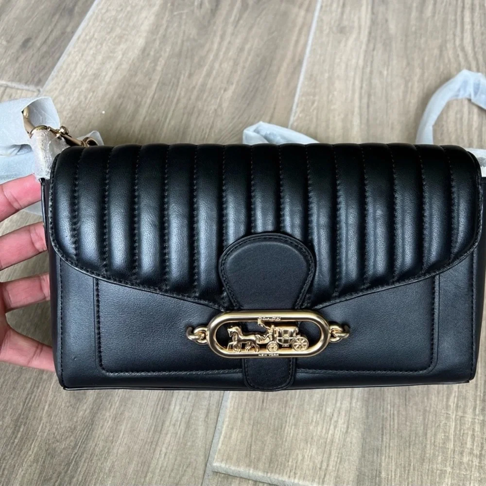 Coach Jade quilted shoulder crossbody bag - Picture 3 of 5